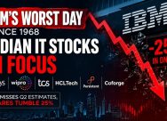 Indian IT Stocks Fall Amid IBM's Worst Day Since 1968