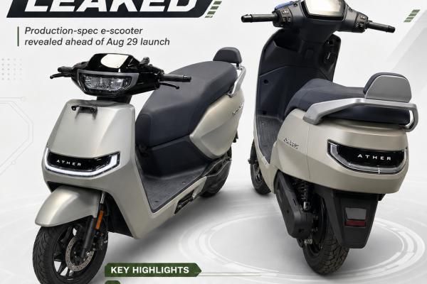 Ather Konarc Electric Scooter Leaked Ahead of August 29 Launch