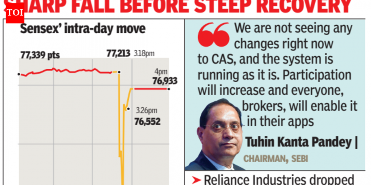 Sensex Sees Wild Swings on F&O Expiry Day Amidst CAS