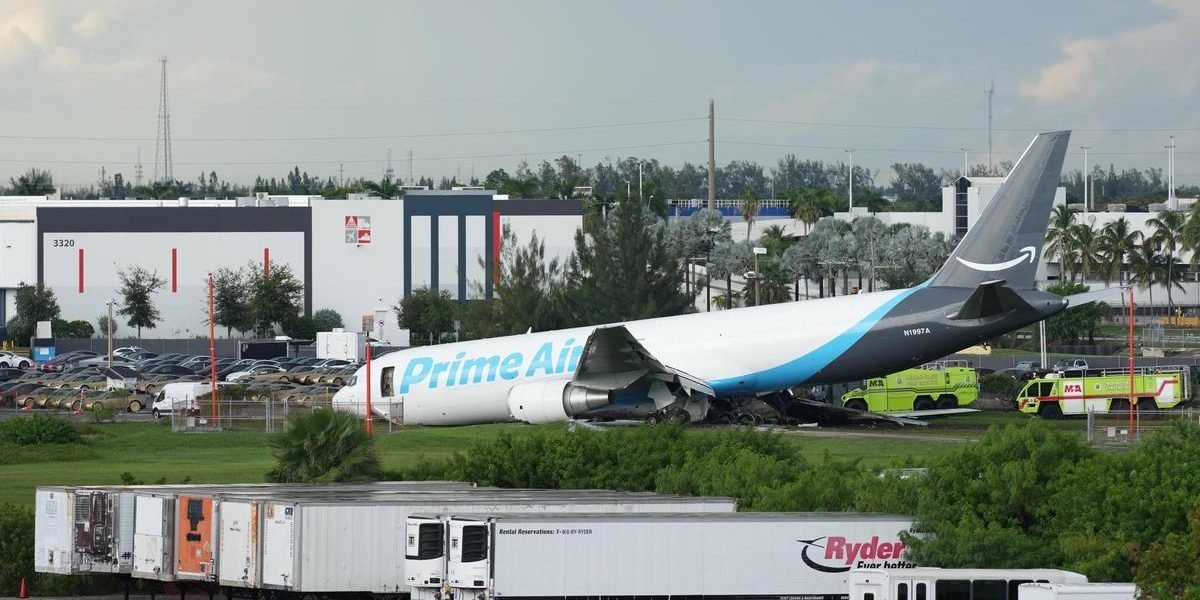 Amazon Cargo Plane Crash at Miami Airport Kills Five, Disrupts Hundreds of Flights